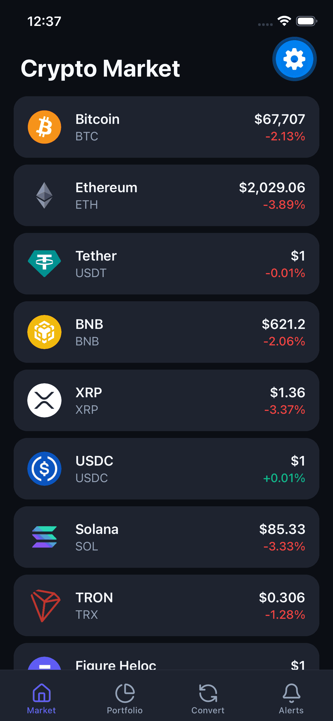 Crypto & Currency Tracker